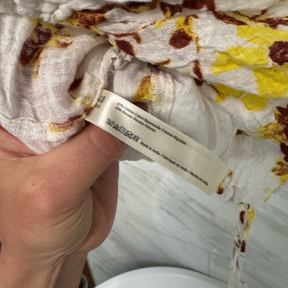 Free People Spring Floral Ruffle Blouse - Picture 4 of 5